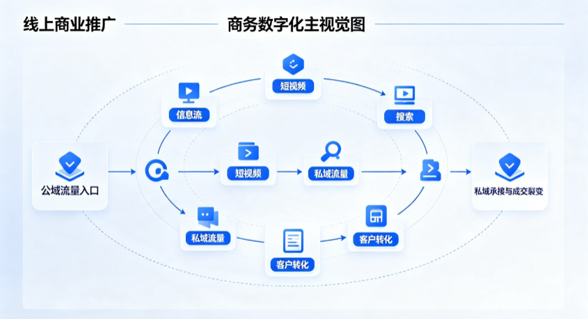 迎泽区线上商业推广怎么做？全域流量闭环搭建与低成本转化实战指南